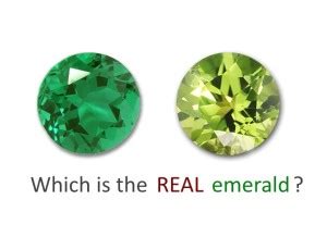 how to check if emerald looks real